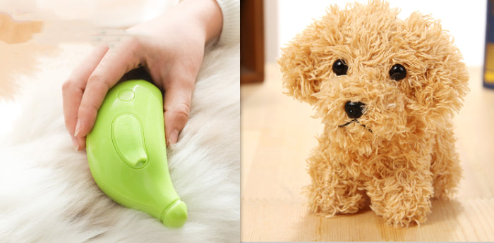 3-in-1 Steam Pet Brush – Removes Hair, Cleans & Massages